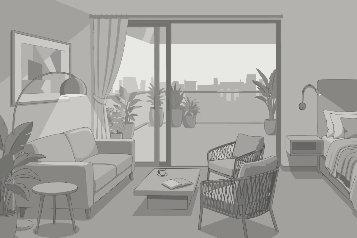 One-Bedroom Family Apartment